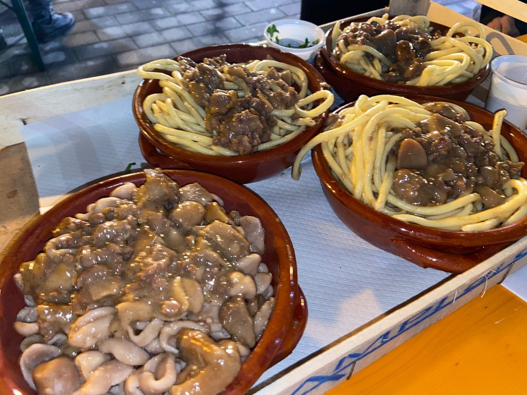 Sapori d'autunno, pasta