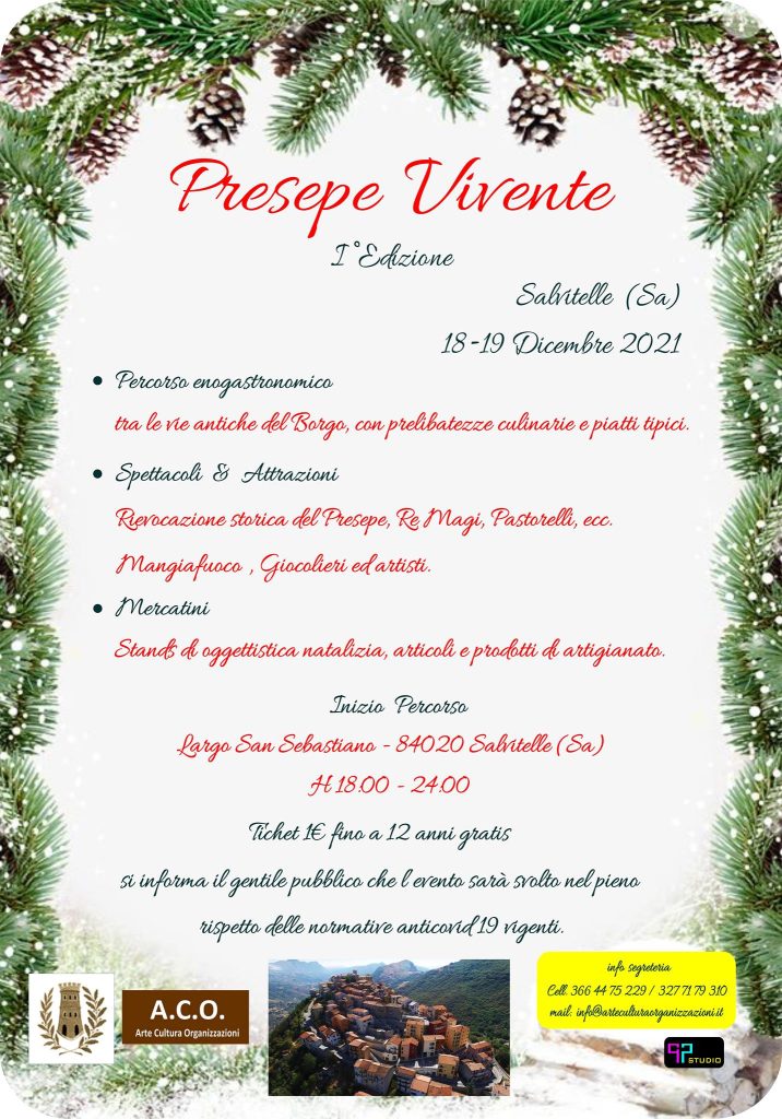 Salvitelle, locandina dell'evento