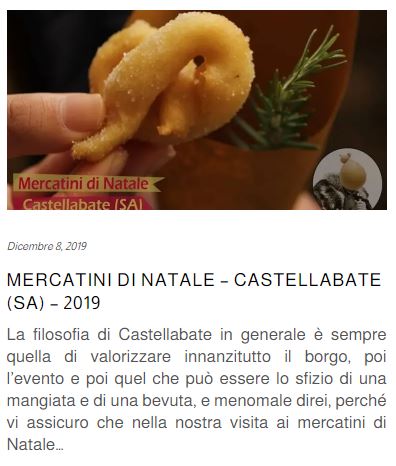 Mercatini di Natale di Castellabate, screen