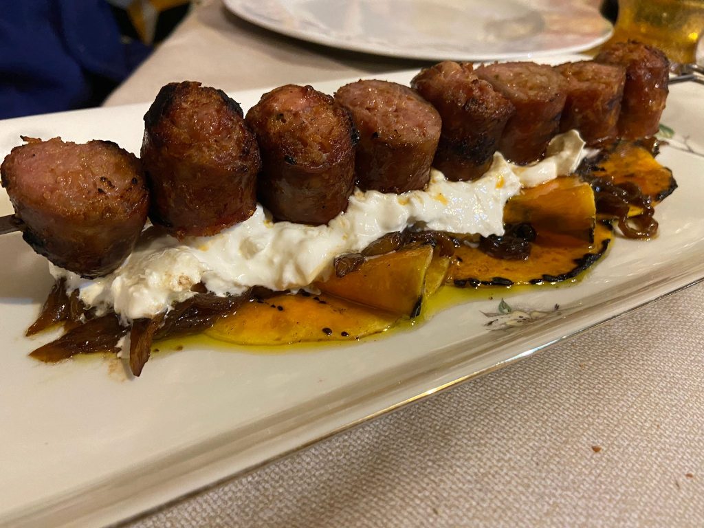 All'Antica Tavola, salsiccia