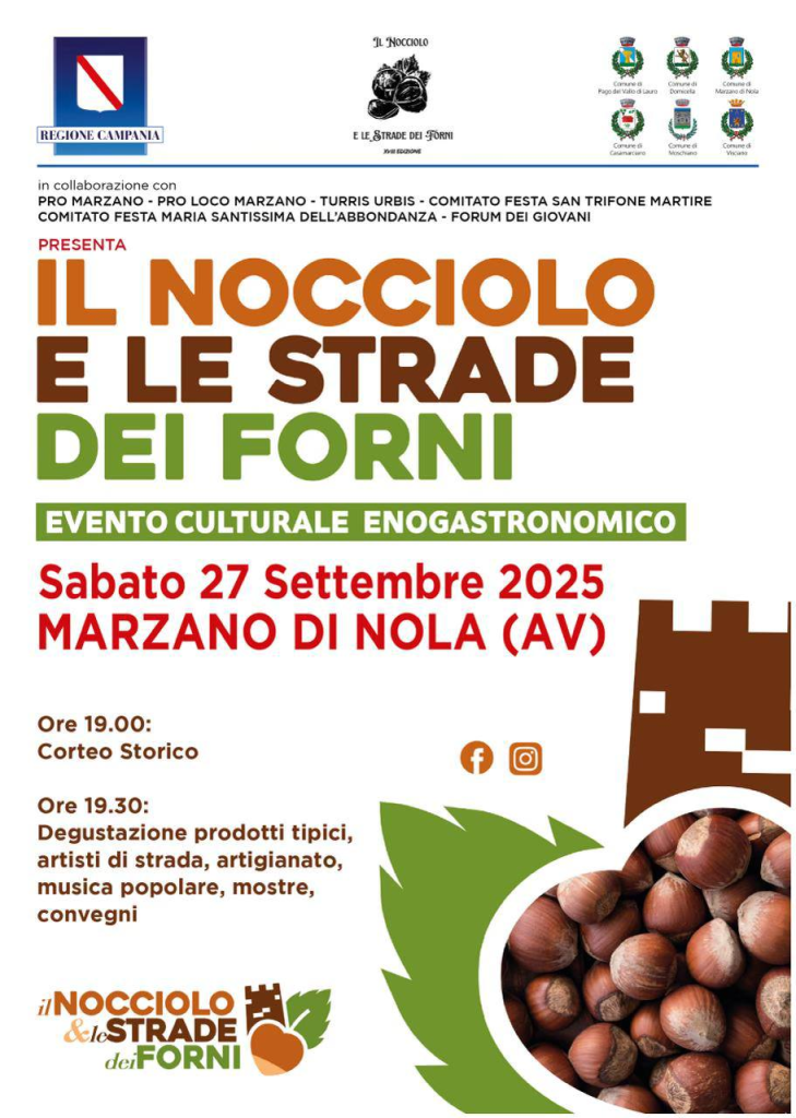Il nocciolo e le strade dei forni